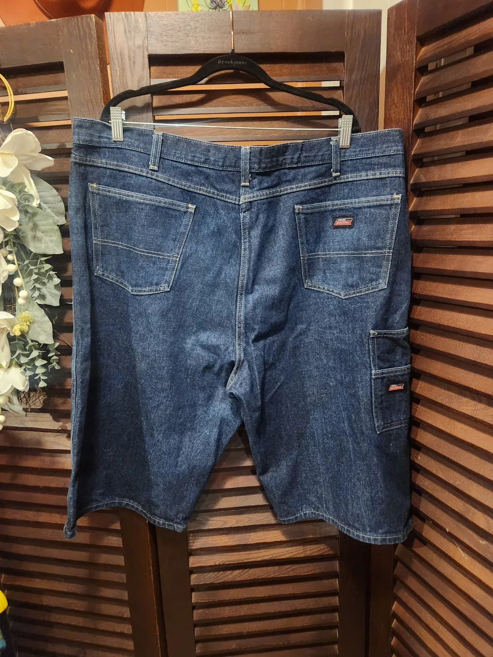 Dickies Men's Dark Blue Denim Jean Shorts